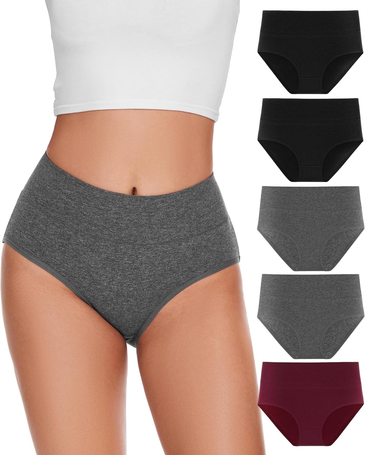 Bequeme Eleganz: YESWEL Hohe Taille Unterhosen für Damen  …