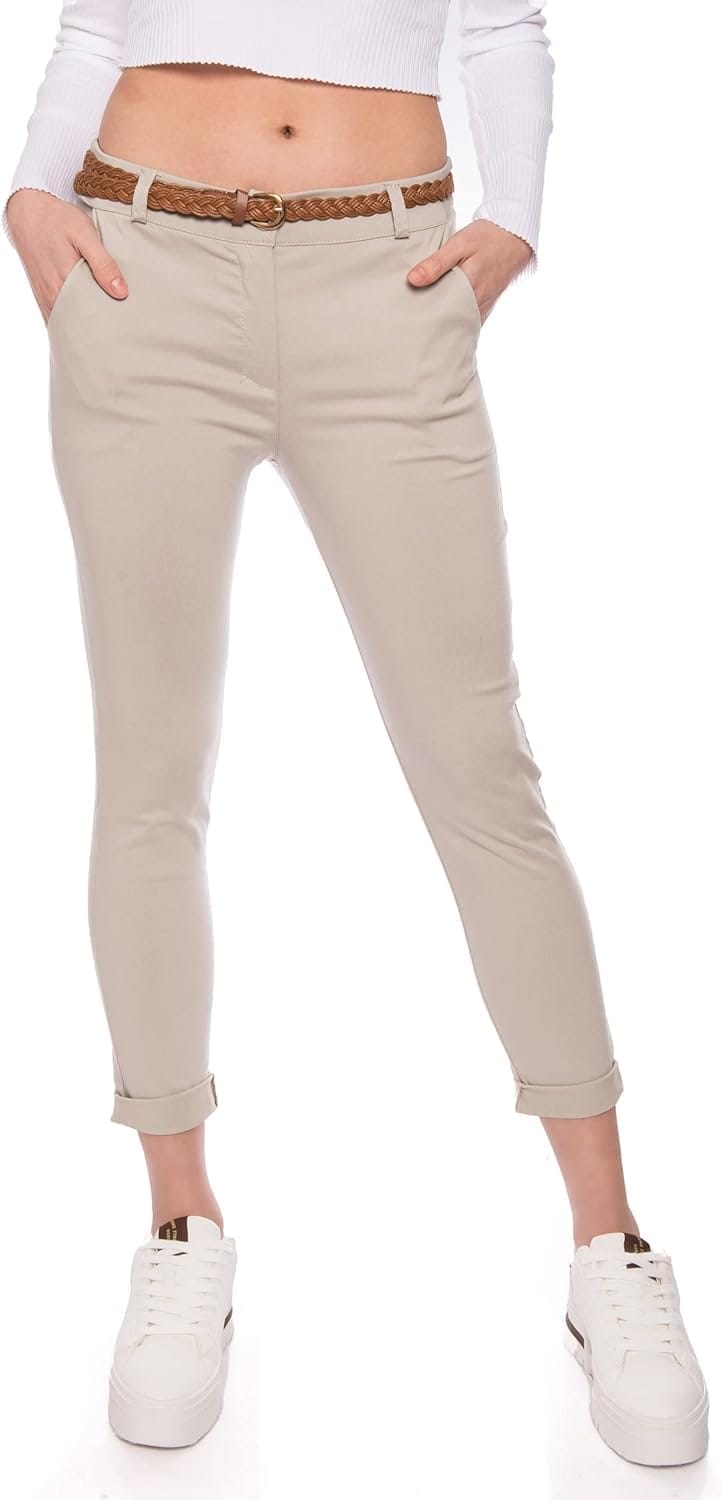 Elegante Stretch-Chinos für Damen: Stilvoll und bequem mi …