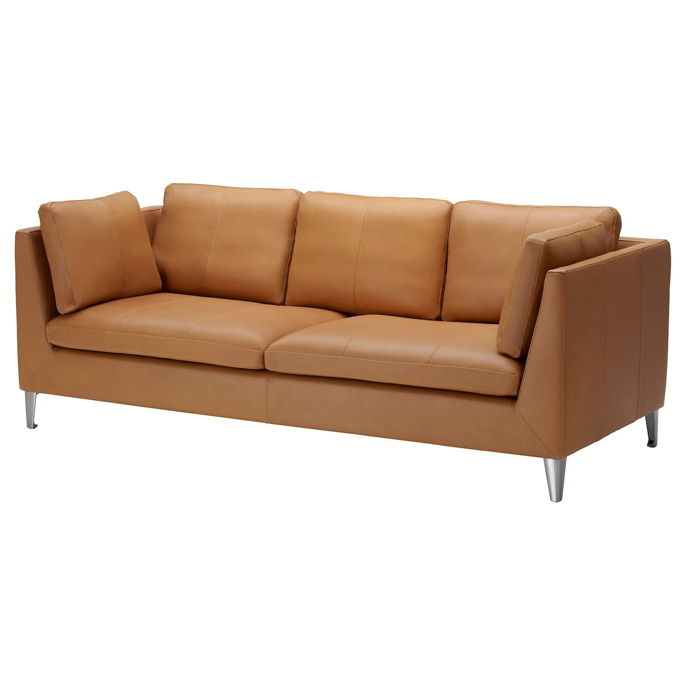 Hellbraunes Ledersofa IKEA STOCKHOLM 3-Sitzer