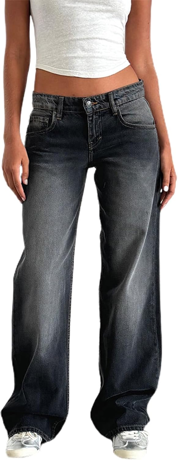 Stylische Boyfriend-Jeans für Damen: Perfekt für Y2K Str …