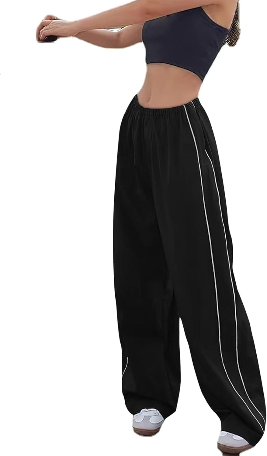 Stylische Y2K Track Pants für Damen: Bequeme Vintage Bagg …