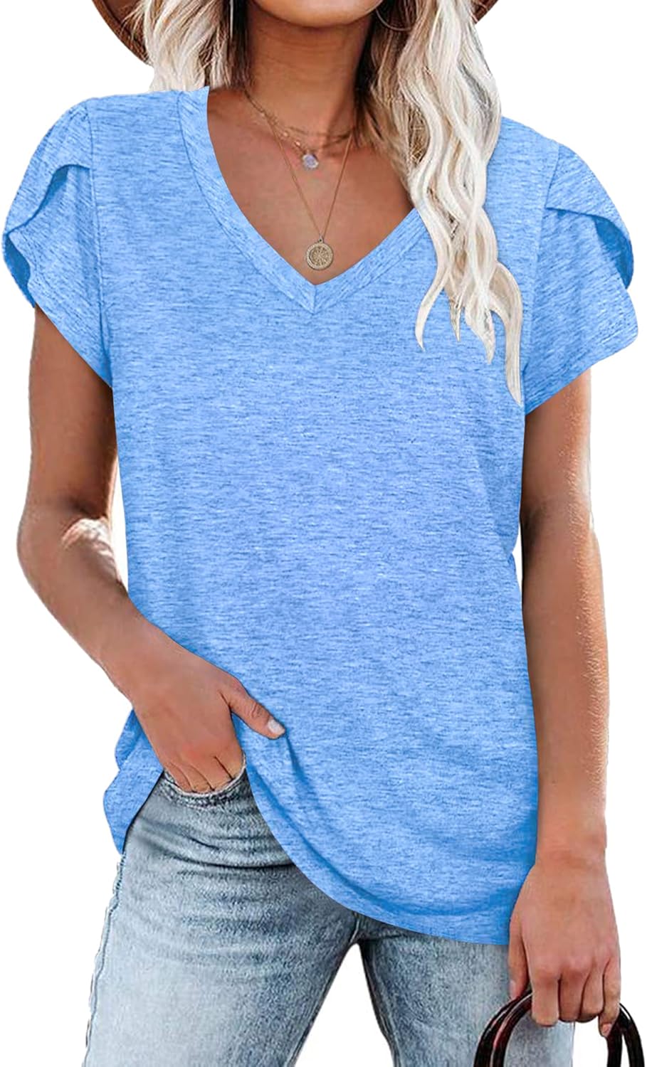 Mode-Highlight für den Sommer: PLOKNRD Damen Tops im V-Ausschnitt