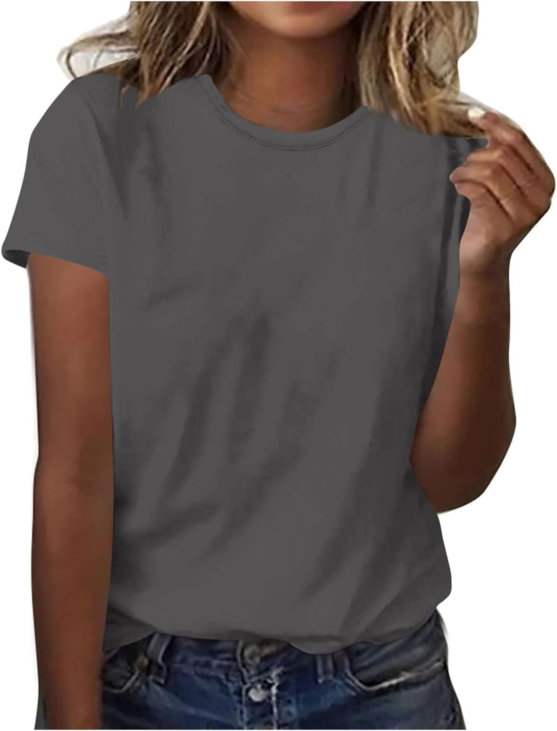 Elegante Basic T-Shirts für Damen: Perfekte Sommerbegleiter in großen Größen!
