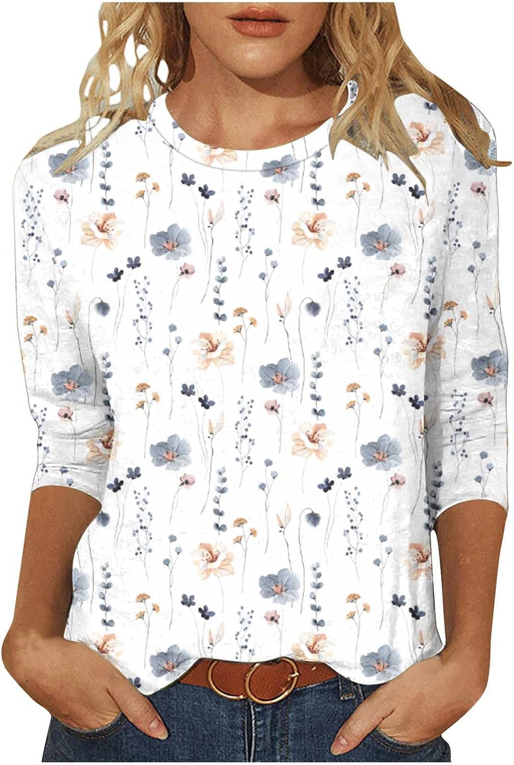 Stylisches PingShun 3D Blumen Shirt: Eleganz für jeden Anlass