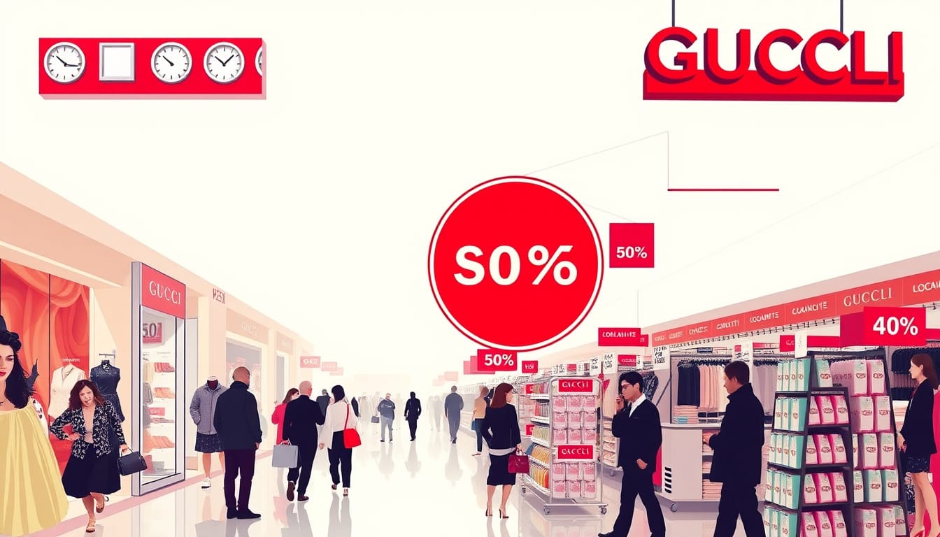 Der Abstieg von Gucci: Vom Hochmodemagazin zum Rabattschlager