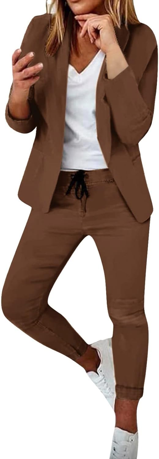 Eleganter AMDOLE Hosenanzug: Der perfekte Look für das Büro