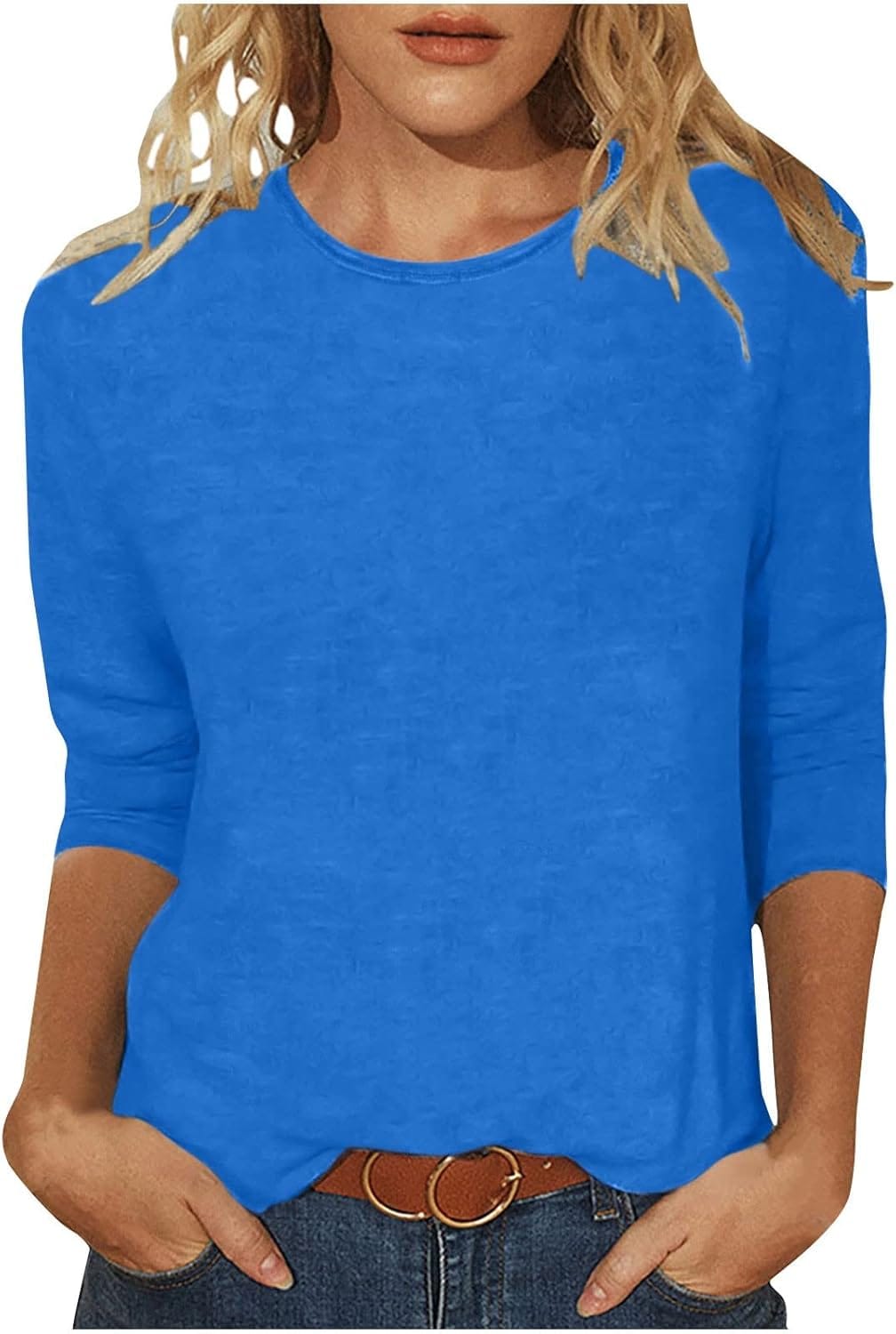 Elegantes Damen 3/4 Arm Shirt: Der perfekte Sommer-Basic!