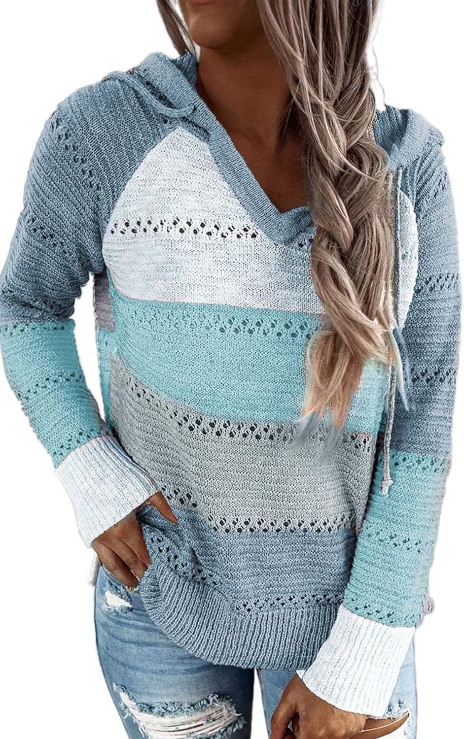 Stylisch und Bequem: GOLDPKF Damen Farbblock Hoodie im Test!