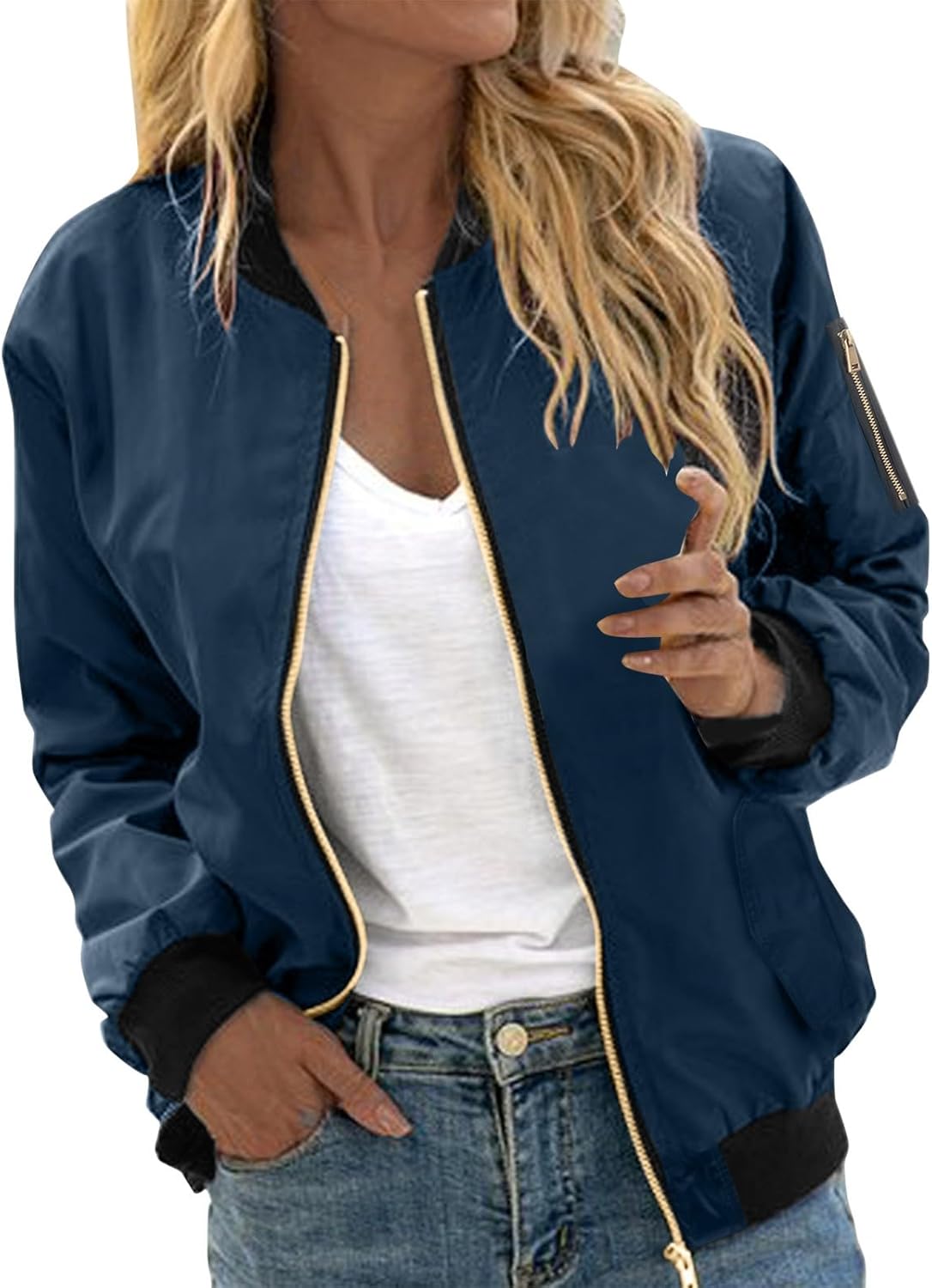 Stylishe Bomberjacke für Damen im Frühling – Elegant und vielseitig!