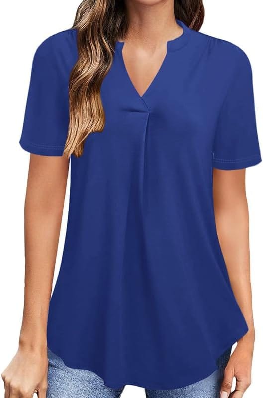 Elegante Sommer-Tunika für Damen: Stilvolle V-Ausschnitt Bluse im Test
