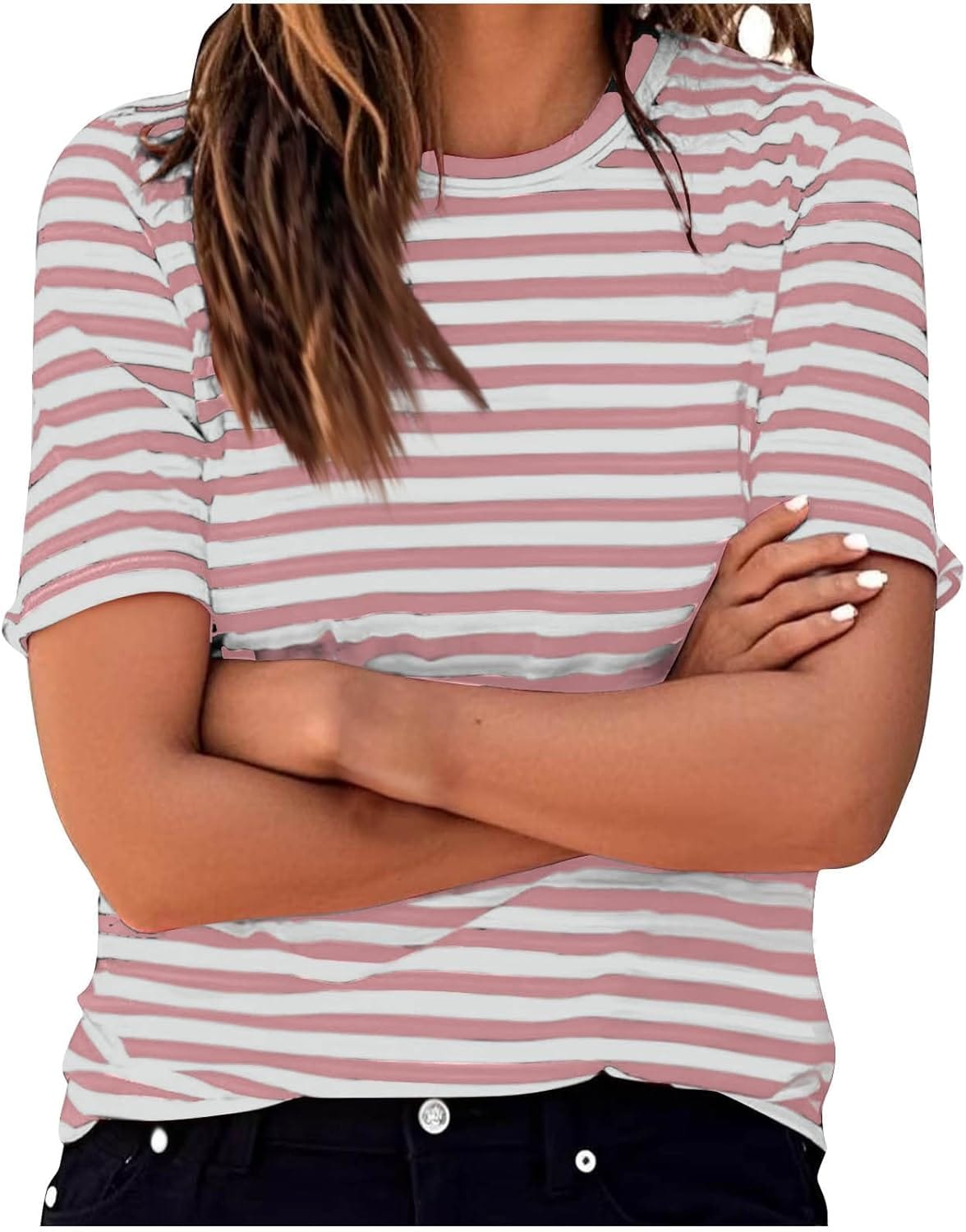 Stylisches Langarm Ringelshirt für Damen: Perfekt für jeden Anlass!