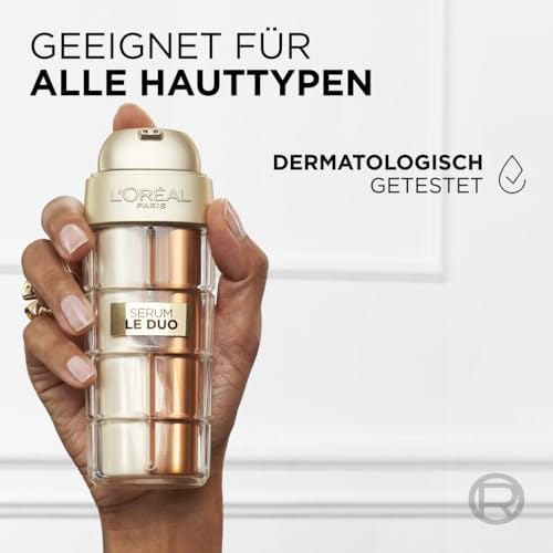 L'Oréal Paris Age Perfect Serum Le Duo – Anti-Aging Pflege mit Kollagen-Booster für straffere, ebenmäßigere Haut und Vitamin B3 & CG für mehr Ausstrahlung, 1x 30ml - Image 5